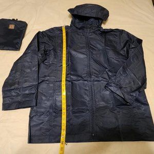Bensimon Collections Navy Raincoat in a pouch like new